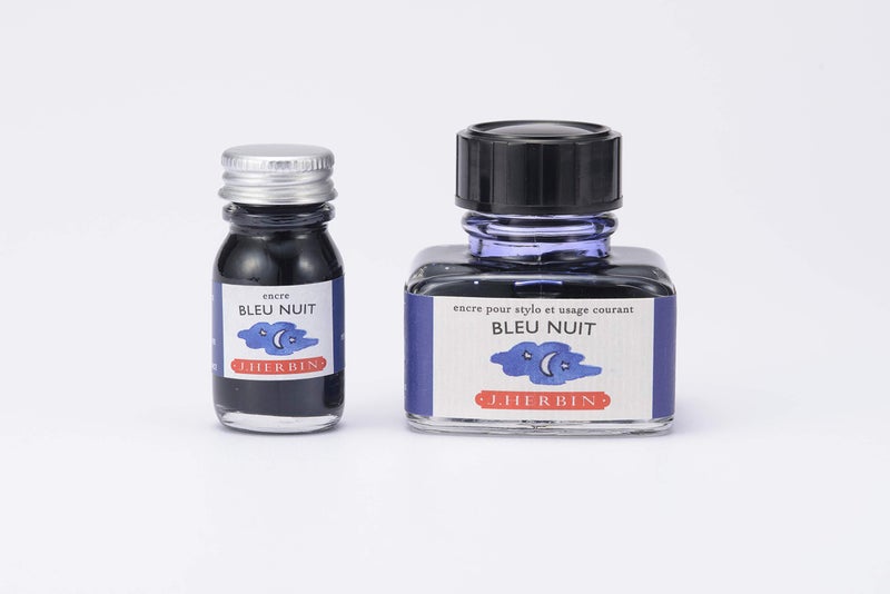 Jacques Herbin حبر قلم حبر J. Herbin - 10 مل معبأ في زجاجات - Bleu Myosotis - Image 4